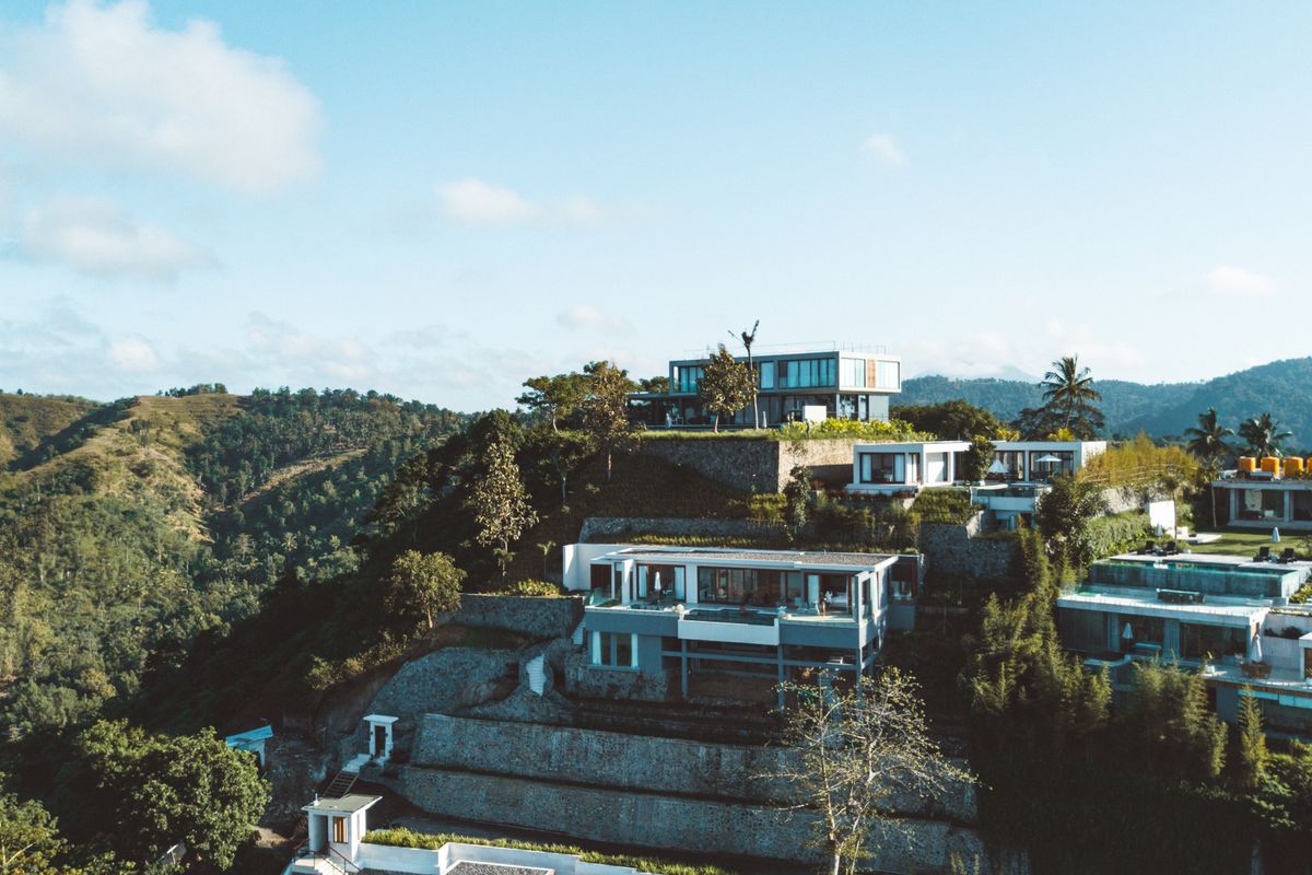 Villa contemporaine vue panoramique